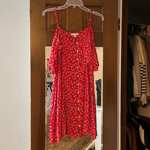 Red Summer Dress - Picture 1 of 4